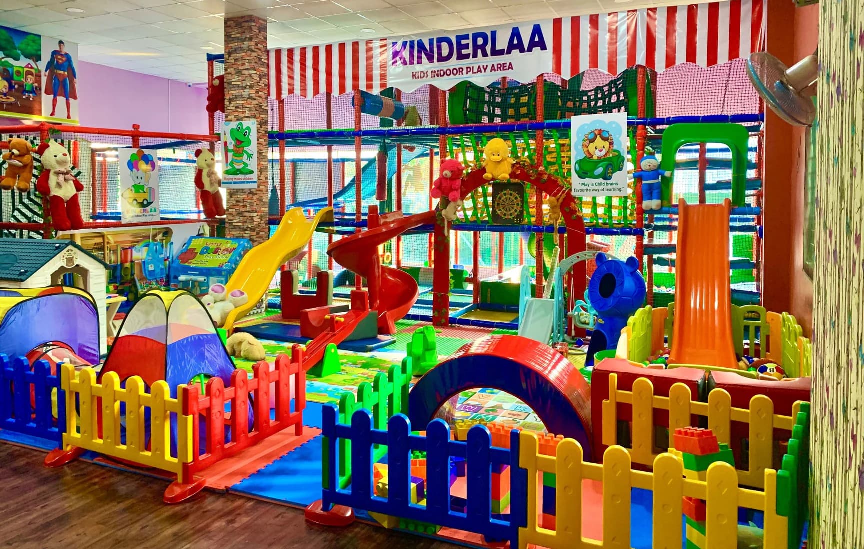 Dedicated children’s play areas